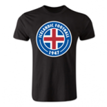 T-shirt Islande Football (Noir)