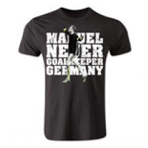 T-shirt Germania calcio (Nero)