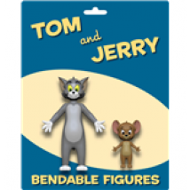 Tom & Jerry pack 2 figurines flexibles Tom & Jerry 6 - 15 cm