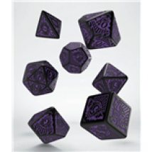 Call of Cthulhu: Horror on the Orient Express pack dés noir & violet (7)