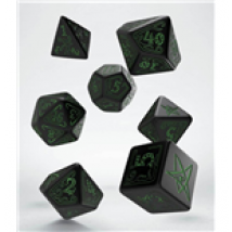 Call of Cthulhu pack dés noir & vert (7)