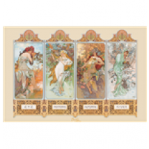 Poster Mucha - 4 Seasons