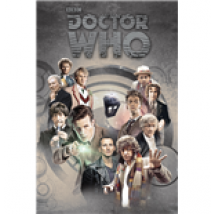 Doctor Who - Doctors Through Time (Poster Maxi 61X91,5 Cm)