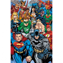 Dc Comics - Justice League Collage (Poster Maxi 61x91,5 Cm)