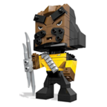 Star Trek TNG Mega Construx Kubros jeu de construction Worf 14 cm
