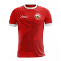 T-shirt Pays de Galles de Football 2018-2019 Home