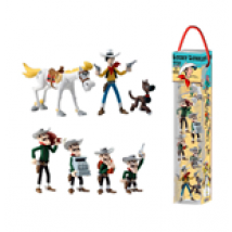 Lucky Luke tubo 7 figurines Characters 4 - 10 cm