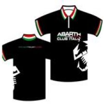 Polo Abarth Club Italy manche courte noir