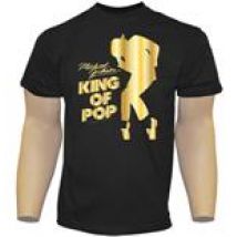 Tshirt Gold King Of Pop-Tshirt Michael Jackson