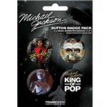 Pack Badges Michael Jackson-King Of Pop-Badge