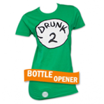 T-shirt pour Femme Dr. Seuss Inspired Drunk 2 Décapsuleur
