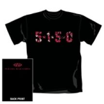 T-shirt Eddie Van Halen 5150. Produit officiel Emi Music