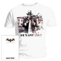T-shirt Batman We Want You. Produit officiel Emi Music