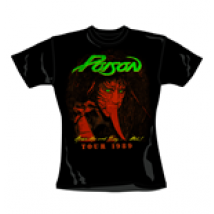T-shirt Poison Tour. Produit officiel Emi Music