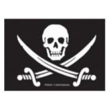 Porte-clés en acrylique Jolly Roger