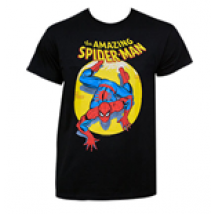 T-shirt Amazing Spiderman Lumiére - Noir
