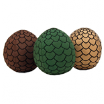 Peluche Game of Thrones Oeuf de Dragon (Set de 3)
