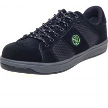 Apache KICK Suede Cup Sole Safety Trainers Black Size 7