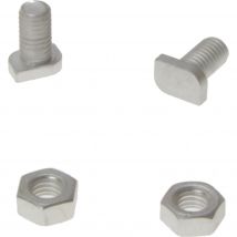 ALM GH003 Aluminium Cropped Head Bolts and Nuts
