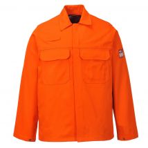 Biz Weld Mens Flame Resistant Jacket Orange S