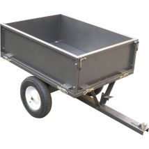 Handy THGT500 Steel Garden Towable Dump Cart