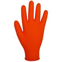 Polyco Bodyguard Finite Orange Heavy Duty Disposable Gloves L Pack of 90