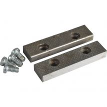 Record Replacement Vice Jaws and Screws 75mm