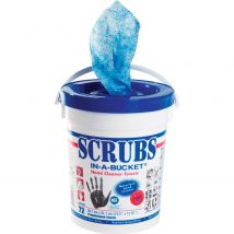 Rocol NSF Scrubs in a Bucket Hand Wipes Pack of 72