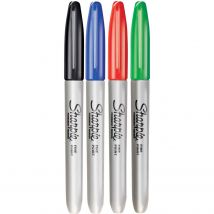 Sharpie Fine Tip Permanent Marker Pen Assorted Pack of 4