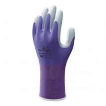 Kew Gardens Multi Purpose Nitrile Coated Gardening Gloves Purple M