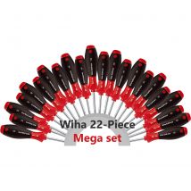 Wiha 21 Piece MEGA Soft Grip Screwdriver Set