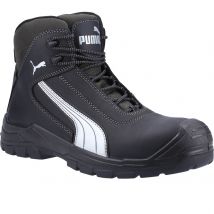 Puma Mens Safety Cascades Mid Safety Boots Black Size 6