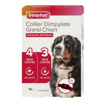 Beaphar - Collier Antiparasitaire Dimpylate Grand Chien - Rouge