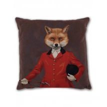Lovergreen - Coussin Renard En Veste Rouge