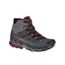 La Sportiva - Chaussures Ultra Raptor Ii Mid Leather Wide Femme Gtx - Charcoal / Cerise