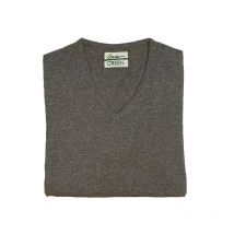 Lovergreen - Pull En Cachemire Et Laine Col V Femme - Marron - Taille 44 / L