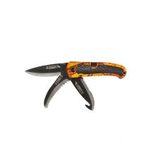 Verney-Carron - Couteau Pliant 3 Lames Keos Verney Carron - Orange Camo - Taille Unique