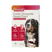 Beaphar - Collier Antiparasitaire Dimpylate Grand Chien - Marron