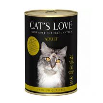 Cat's Love - Pâtée Pour Chat Adulte Veau Et Dinde 400g