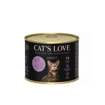 Cat's Love - Pâtée Pour Chat Adulte Poisson Et Poulet 200g