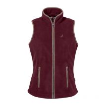 Percussion - Gilet Polaire Sans Manches Scotland Femme - Bordeaux