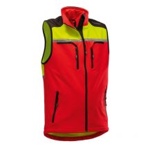 Pfanner - Gilet Sans Manches Klima Air - Rouge / Jaune - Taille XL