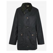Barbour - Veste Cirée Tain Femme - Sage / Ancient - Taille 14/L