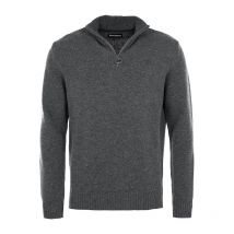 Barbour - Pull Essential Col Zippé - Charcoal - Taille XL
