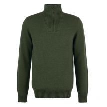 Barbour - Pull Essential Col Zippé - Olive - Taille M