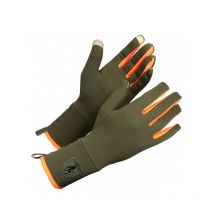 Trabaldo - Gants Pyton - Kaki / Orange