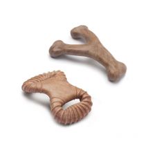 Benebone - Jouets À Mâcher X2 Dental Chew Et Wishbone Petit Chien