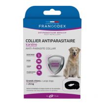 Francodex - Collier Antiparasitaire Icaridine Grand Chien - Noir