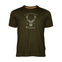 Pinewood - T-shirt Red Deer - Green - Taille S