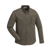 Pinewood - Chemise Tiveden Insectsafe - D.Olive/Suede Brown - Taille XXL